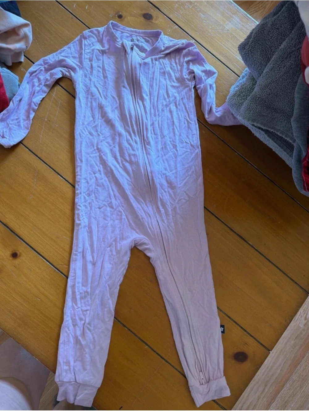Larkspur lavender footie